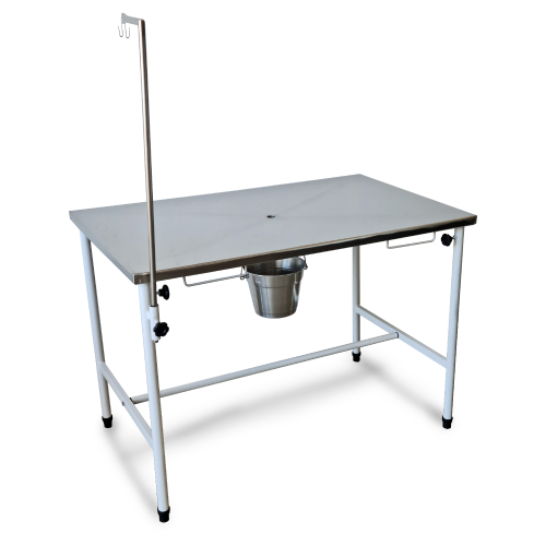 Mesa de atendimento inox