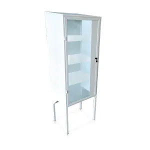 Armário Vitrine Pequeno Esmaltado Artemis
