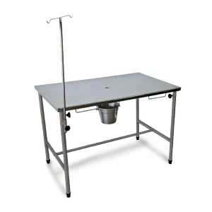 Mesa Atendimento Tampo Inox e Base Inox Artemis